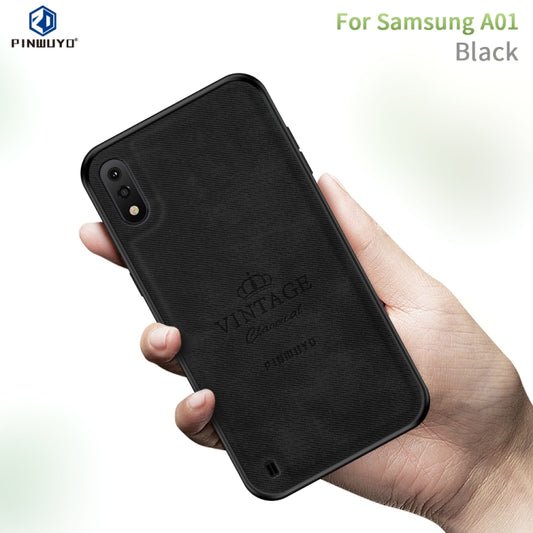 PINWUYO Zun Series PC + TPU + Skin Waterproof And Anti-fall All-inclusive Protective Shell, For Galaxy A01, For Galaxy A21, For Galaxy A41, For Galaxy A81