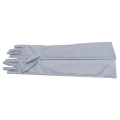 Long Satin Gloves for Women, Mittens, Monochromatic, Women's Fashion, Evening and Prom Costume, Autumn and Winter