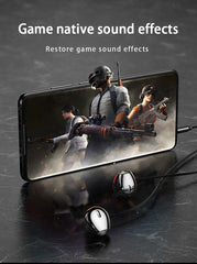 USB Type C Headphone HiFi Bass Stereo Volume Control Mic 3.5mm Wired Earbuds For Galaxy S24 S23 S22 S21 Ultra iPhone 15 Pro Max