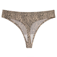 Giczi 3PCS/Set Women's Panties Fashion Leopard Thongs Woman Seamless Underwear Sexy Lingerie Breathable Cozy G-String Hot T-Back