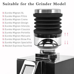 Coffee Beans Grinder Single Dose Hopper and Bellows Coffee Grinder Bean Bin Blowing Cleaning Tool For Eureka Mignon Grinder