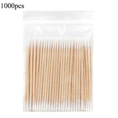 100/300pcs Double Head Cotton Swab Women Makeup Cotton Buds Tip For Medical Wood Sticks Nose Ears Cleaning Health Care Tools
