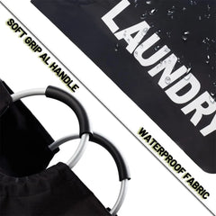 82L Dirty Clothes Basket Large Capacity Foldable Laundry Basket Clothes Storage Basket Multifunction for Laundry Room Dorm