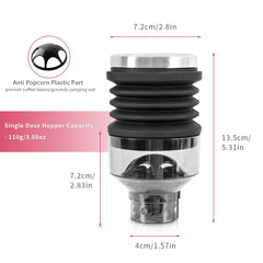 Coffee Beans Grinder Single Dose Hopper and Bellows Coffee Grinder Bean Bin Blowing Cleaning Tool For Eureka Mignon Grinder