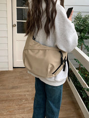 Korean Simplified New Moon Bag Fashionable Design Wheat ear Cross Body Bag Versatile High end Single Shoulder Dumpling Bag