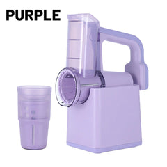 Electric Cheese Grater Portable Salad Maker With 3 Different Shapes of Blades 40W Electric Rotary Slicer Shredder ABS304