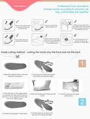 Arch Support Insole for Feet Men Women Orthopedic Insoles for Shoes Comfortable Shock-absorbing Inserts Sport Running Shoe Sole