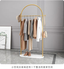Hanger Floor Bedroom and Household Clothes Rack Simple Indoor Hanging Clothes Rack Multi-Functional Living Room Simple Coat Rack