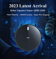 Robot Vacuum Cleaner G20S, 6000Pa Suction,Remote Upgrade, 2 in1 Wet Dry Mop, Wifi App, Smart Vaccum Auto Floor Washing for Home,