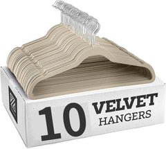 10pcs Flocking Clothes HangersThin High Quality Suits for Clothes Jackets Shirts Pants Coats Home Organizer organizador de ropa