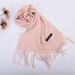 Leather Powder Autumn and Winter New Solid Color Scarves Wholesale for Men and Women 120g Single Color Headband Shawl
