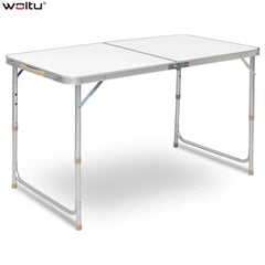 WOLTU Folding Camping Table Lightweight Foldable Garden Picnic Table Office Table for Balcony Market Kitchen Outdoor Barbecue