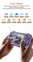 BOYHOM New R36H Retro Handheld Console Open-Source Linux System Classic Game Consoles 3.5 inch IPS Screen Portable Video Player