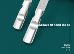 1Pcs Stainless Steel Nail Files High-Quality Double SidedManicure Pedicure Grooming For Professional Finger Toe Nail Care Tools