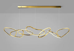 Modern Simplicity Circle LED Pendant Lights for Dining Living Home Decor Hanging Ring Chandelier Lamp Fixture