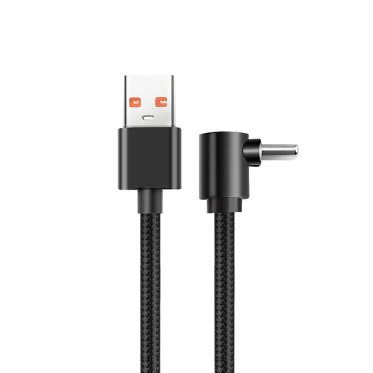 90 Degrees Braid 0.25m/0.5m/1m/2m 4A Quick Charger Elbow USB to Type C Cord PD Cable For iPhone Samsung Huawei Xiaomi Macbook