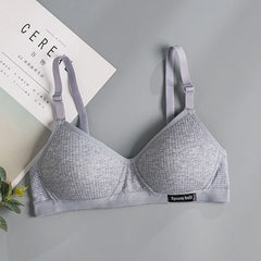 1 Pcs Women Underwear Cotton Bra Seamleass Gathered Push Up Comfortable Soft Bralette Sexy Fashion Ladies Intimate Lingerie