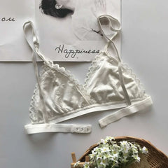 SP&CITY Summer Sexy Lace Tube Top Women Hollow Out Bralette Thin Chest Girl Bras Seamless Transparent Lingerie French Underwear