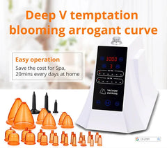 BBL Butt Lifting Colombien MachineVacuum Cup Massager Buttocks Enhancement Breast Enlargement Pumps Suction Therapy