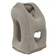 1pc Inflatable Travel Pillow, Airplane Pillow With Patented Valve Design, Travel Accessories With Neck And Head Support, Travel