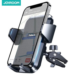 Joyroom Upgraded Car Phone Holder Military-Grade Protection Big Phone And Thick Cases Friendly Hands Free Air Vent Car Mount
