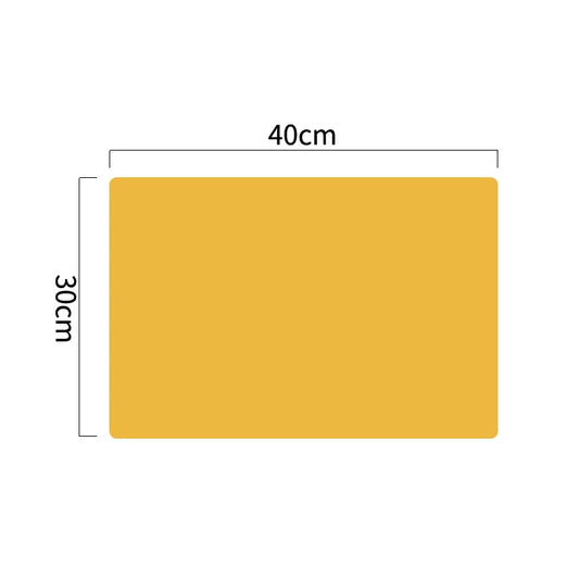 60/40cm Oversized Food Grade Silicone Waterproof Placemat Heat Insulation Anti-Skidding Washable Table Mat For Kitchen Dinner