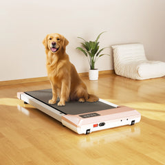 90cm Long Run Area Walking Pad, Under Desk Treadmill, 1-6KM/H Treadmill for Home with Remote Control and LCD Display Pink
