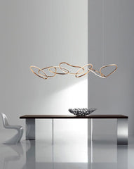 Modern Simplicity Circle LED Pendant Lights for Dining Living Home Decor Hanging Ring Chandelier Lamp Fixture