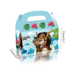 Oceania Vaiana Moana Gift Bags Goodie Bags Candy Sweet Loot Bag Moana Maui Birthday Party Favors Paper Bag Baby Shower