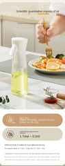 1Pc 200/300/500 ML Oil Spray Pot Kitchen Household Edible Olive Oil Spray Bottle Atomized Misty Oil Tank Air Fryer Spray Bottle