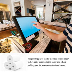 10 Rolls Thermal Paper Camera Printing White Children Camera Wood Pulp Instant Print Kids Rolling Paper Miniprinter Accessories