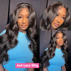 Body Wave 13x4 Lace Front Wigs Human Hair 13x6 Transparent Lace Frontal Wigs Human Hair PrePlucked 4x4 Lace Wigs For Women Bling