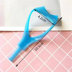 3 In 1 Eyelash Tools Makeup Mascara Shield Guard Curler Applicator Comb Guide Card Makeup Tool 3 Colors Beauty Cosmetic Tool