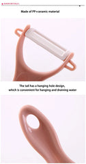 Ceramic Fruit Peeler Kitchen Multi-Function Planer Household Potato Peele Cucumber Carrot Grater