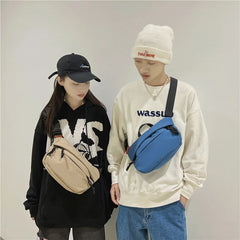 Fashion New Waist Bag Unisex Street Hip-hop Fanny Pack Chest Pack High Quality Nylon Belt Bag Female Designer Shoulder Bags