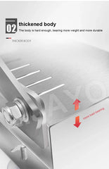 LIJAYO Commercial Manual Frozen Chicken Duck Fish Slicer Bone Cutting Tool Stainless Steel Minced Lamb Bone Meat Cutter