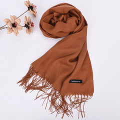 Leather Powder Autumn and Winter New Solid Color Scarves Wholesale for Men and Women 120g Single Color Headband Shawl