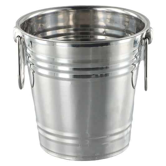Stainless Steel Ice Bucket Ice Chiller Cooler With Handle Ice Cube Container Portable For Wine Champagne Beer Party Bar Tools