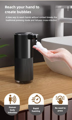 360ML USB Liquid Soap Automatic Dispenser Touchless Infrared Sensor Washing Hand Free Hand Smart Liquid/Foam Machine