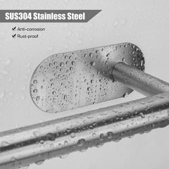 Adhesive Toilet Roll Paper Holder Organizer Wall Mount Storage Stand Kitchen Bathroom No Drill Tissue Towel Dispenser Stainless