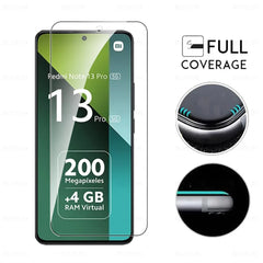 8 in 1 Tempered Glass For Redmi Note 13 Pro 5G Camera Glass For Xiaomi Redmy Note13 13Pro Note13Pro 4G HD Lens Screen Protector