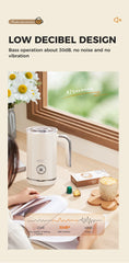 Automatic Milk Frother - Electric Foamer Hot Cold Cappuccino Maker Chocolate Mixer Warmer