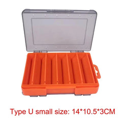 SHIQIAN Fishing Accessories Box U Size Wooden Shrimp Box Bait Box Storage Box VIB Minobo Climb Transparent