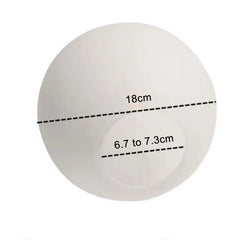 White Glass Lamp Shade, Milky Globe Lampshades Fitting Lamp, D10cm D12cm D15cm D20cm D25cm Round Light Cover, Pantalla Lampara