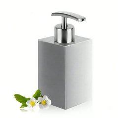 Leeseph Stainless Steel Soap Dispenser, Refillable Pump Bottles Liquid Soap Dispenser, for Kitchen Sink, Countertop, Bathroom