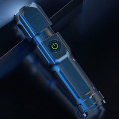 395nm Blacklight Flashlight USB Rechargeable Ultraviolet Blacklight Portable Torch Light for Pet Urine Detection Resin Curing