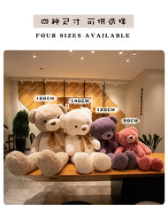 1pc 90CM Giant Size American Bear Plush Doll Soft Stuffed Animal Teddy Bear Plush Toys Girls Valentine Lover Birthday Gift