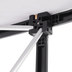 Foldable Tradeshow Table Exhibition Countertop Podium Promotion Table Office Reception Desk School Lecture Table