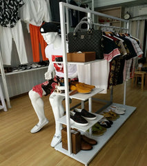 Lightweight Indoor Clothes Hanger Modern Movable Rail Storage Clothes Hanger Drying Space Saving Kledinghangers Home Furniture