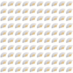 100-1PCS Hand Held Paper Fans Blank White Bamboo Folding Fans for Wedding Gift Party Dance DIY Decoration Personalised Fan